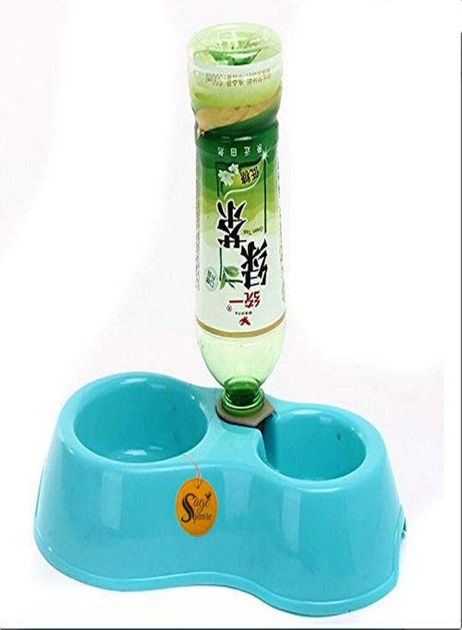 Sage Square Pets Food and Water Bowl Feeder for Small Medium Dogs & Cats (Random) - Image 2